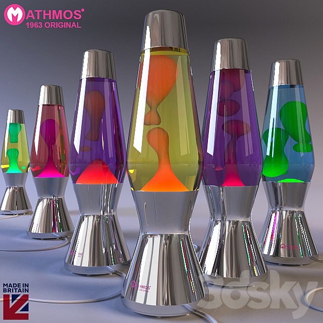 Lava lamp Mathmos Astro 3DS Max Model - thumbnail 1