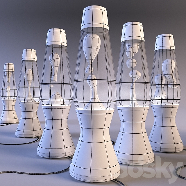 Lava lamp Mathmos Astro 3DS Max Model - thumbnail 2