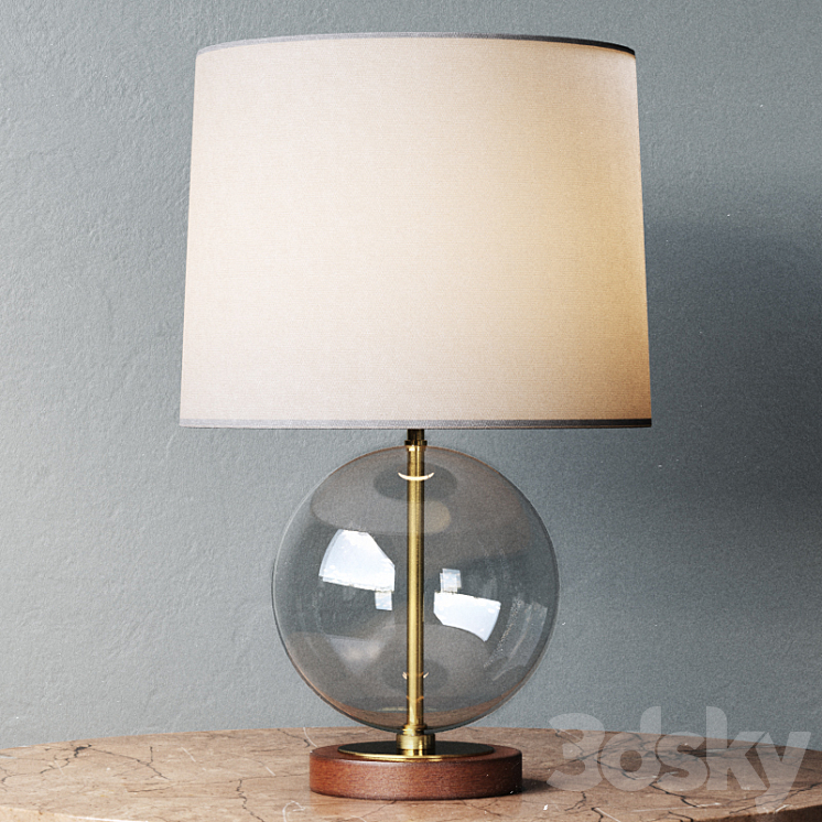 Lawson Table Lamp 3DS Max - thumbnail 1