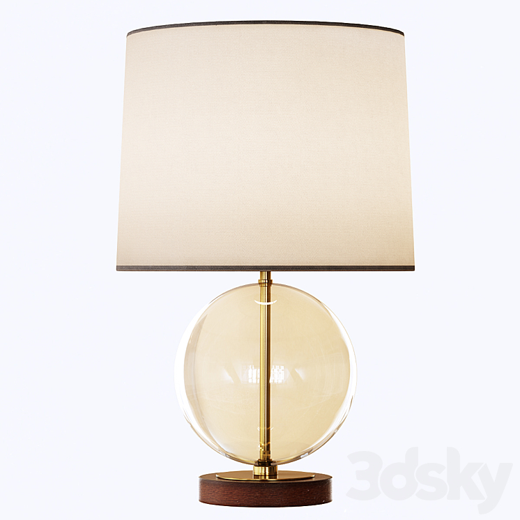 Lawson Table Lamp 3DS Max - thumbnail 2