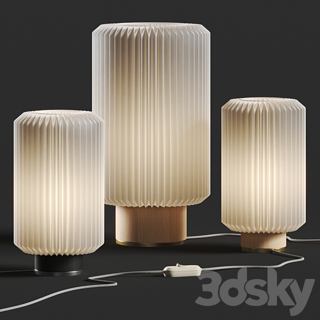 Le Klint Cylinder Table Lamps 3DS Max Model - thumbnail 2