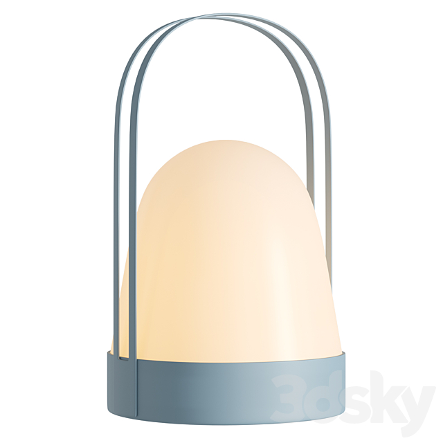 LED TABLE LAMP Misty Blue 3ds Max - thumbnail 1