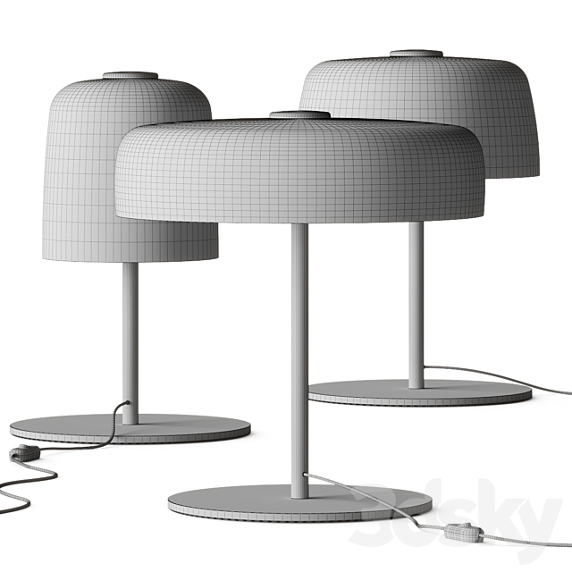 Leds C4 Levels Table Lamps 3DS Max Model - thumbnail 3