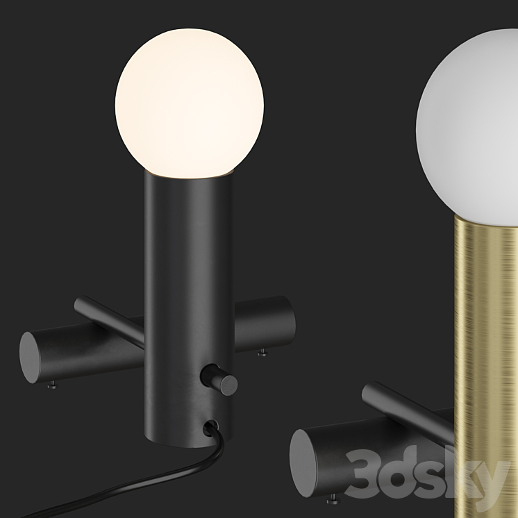 LEDS C4 NUDE | Table lamp 3DS Max Model - thumbnail 2