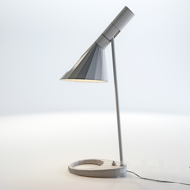 Legendary AJ table lamp by Louis Poulsen by Arne Jacobsen. 3DS Max Model - thumbnail 2