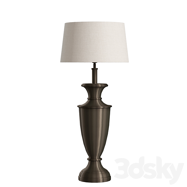 Lehome F062 Desk Lamp 3DS Max Model - thumbnail 4