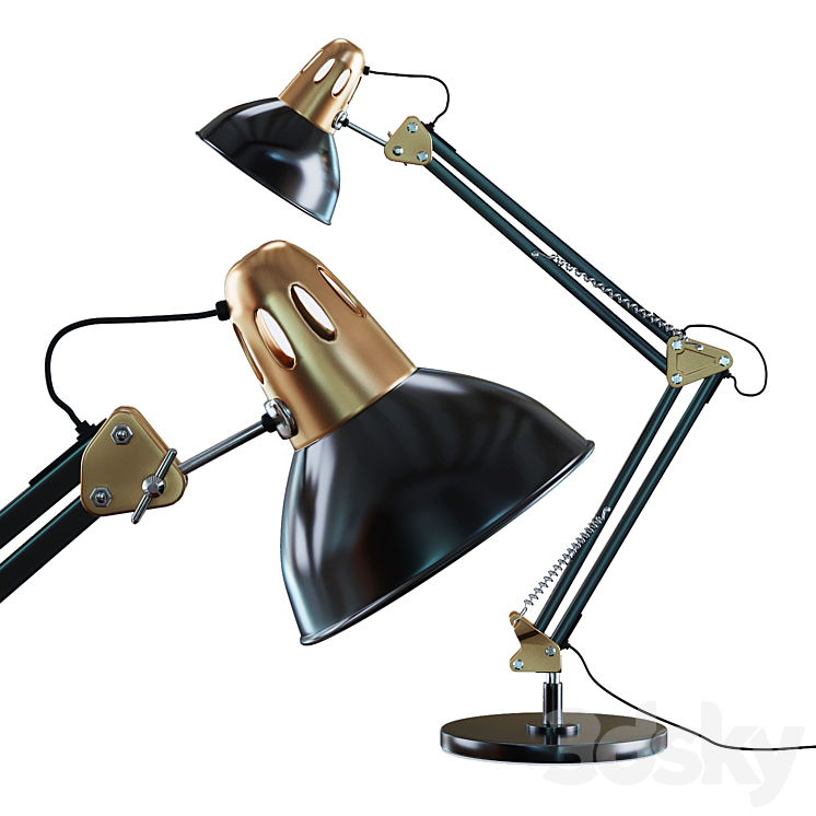 LEPOWER Metal Desk Lamp 3DS Max - thumbnail 2