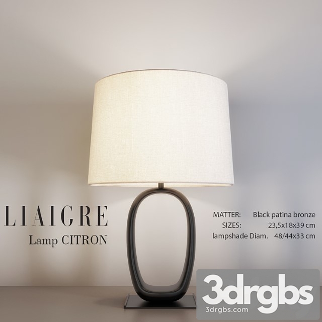 Liaigre citron table lamp - thumbnail 1