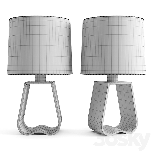 Liaigre lamp bocca 3DS Max Model - thumbnail 3