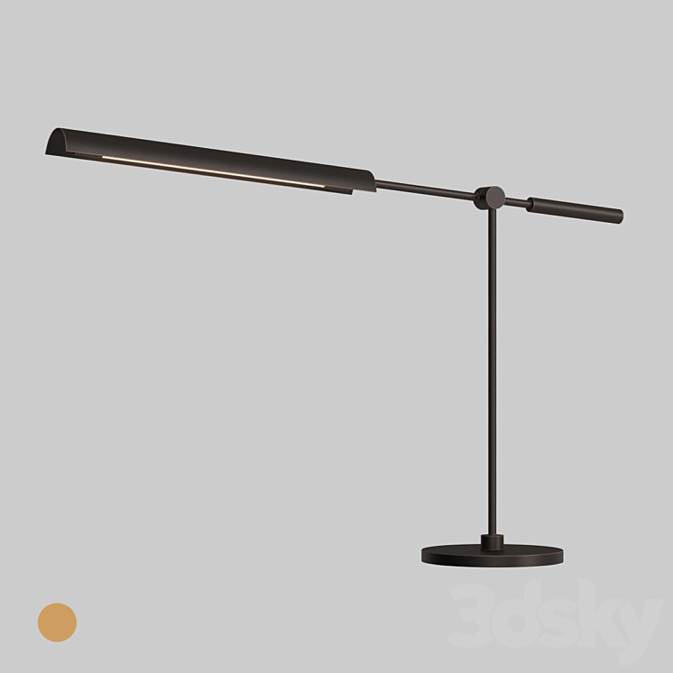 Lightology ASTRID TABLE LAMP By Alora 3DS Max - thumbnail 1