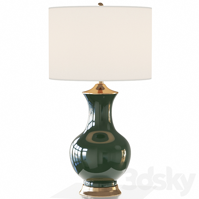 LILOU TABLE LAMP GREEN 3DSMax File - thumbnail 1