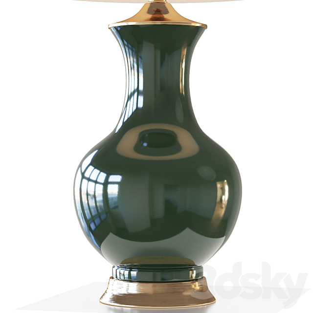 LILOU TABLE LAMP GREEN 3DSMax File - thumbnail 3