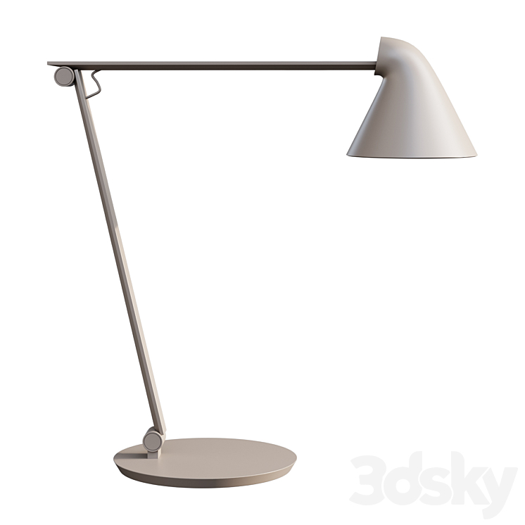 LOUIS POULSEN NJP BUREAULAMP table lamp lamp 3DS Max Model - thumbnail 1