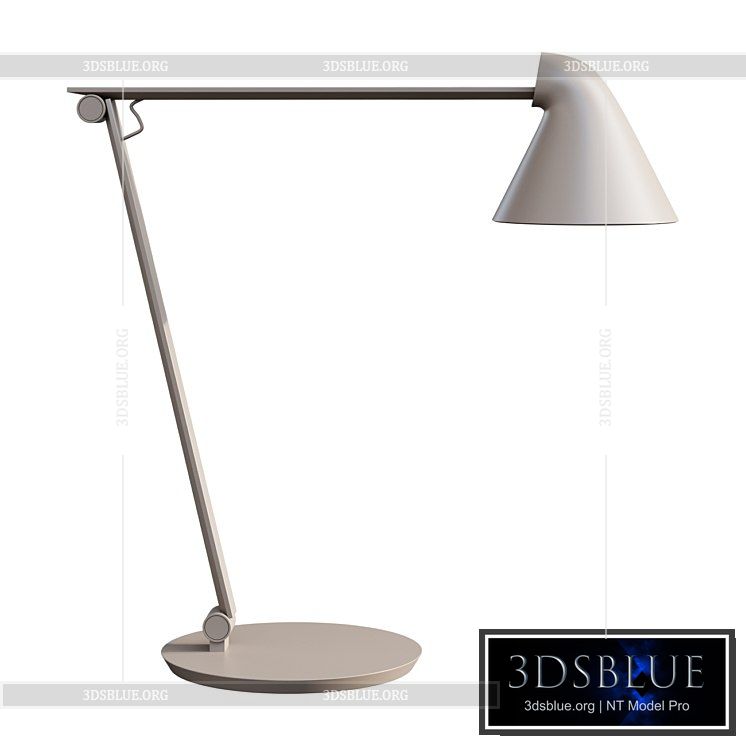 LOUIS POULSEN NJP BUREAULAMP table lamp lamp 3DS Max - thumbnail 3