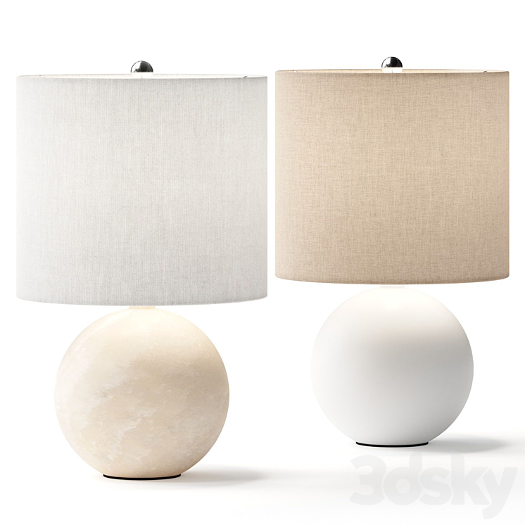 Lulu and Georgia Vivienne Table Lamp 3DS Max Model - thumbnail 3