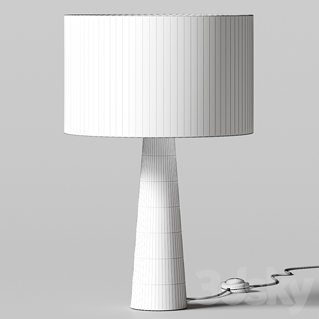 Lumini Baju Table Lamp 3DS Max Model - thumbnail 3