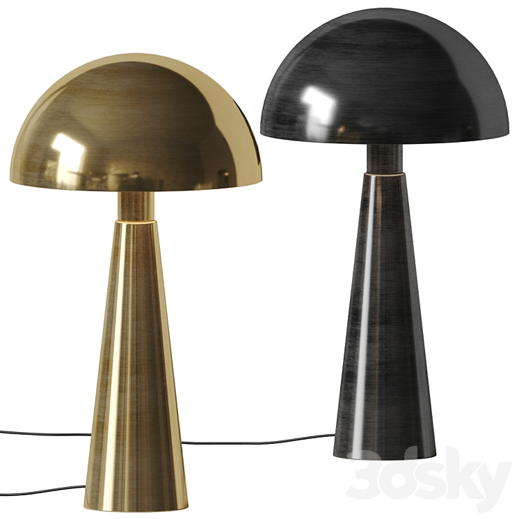 Lunar Table Lamp – Abigail Ahern 3DS Max Model - thumbnail 3