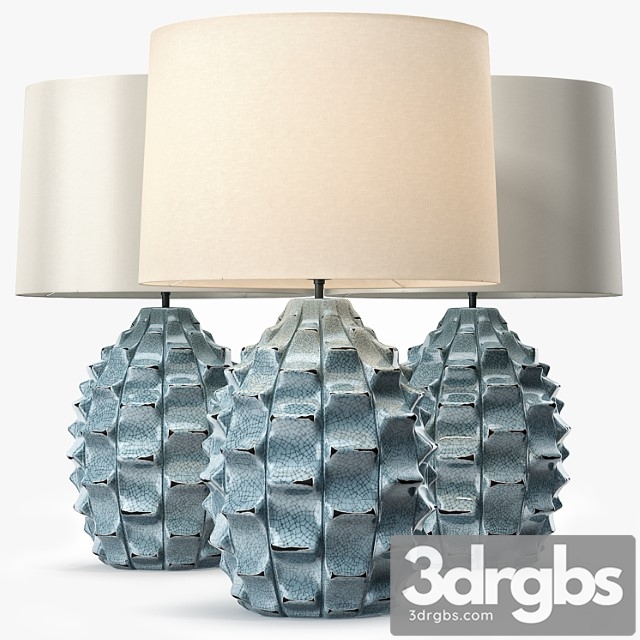 LuxDeco Bayern Table Lamp Turquoise Base 3dsmax Download - thumbnail 1