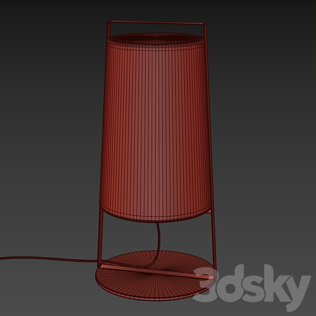 Macao Table Lamp 3DS Max Model - thumbnail 2