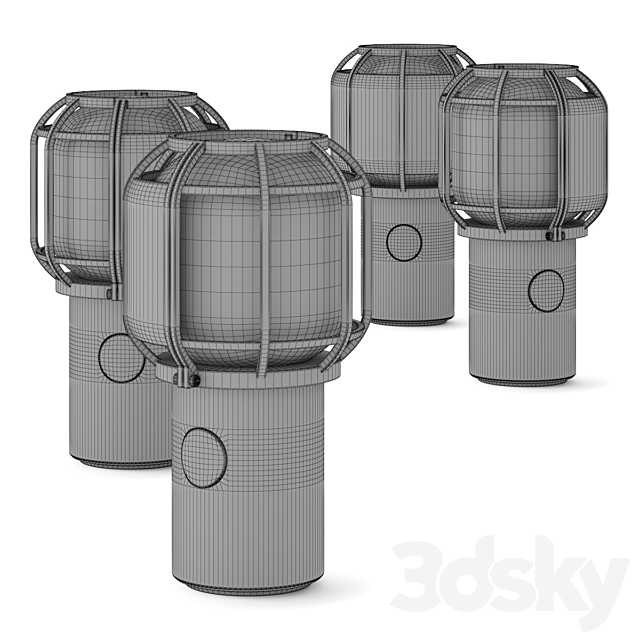 Marset Chispa Table Lamp 3DS Max Model - thumbnail 3