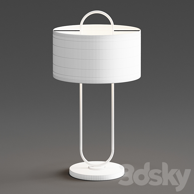 Marston table lamp 3DS Max Model - thumbnail 3