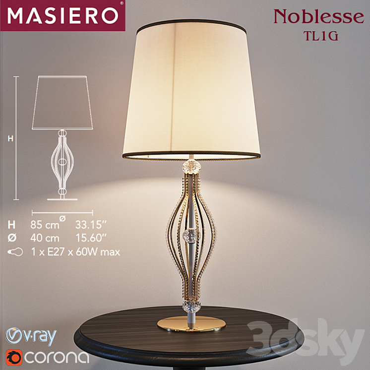 Masiero Noblesse TL1G 3DS Max - thumbnail 1