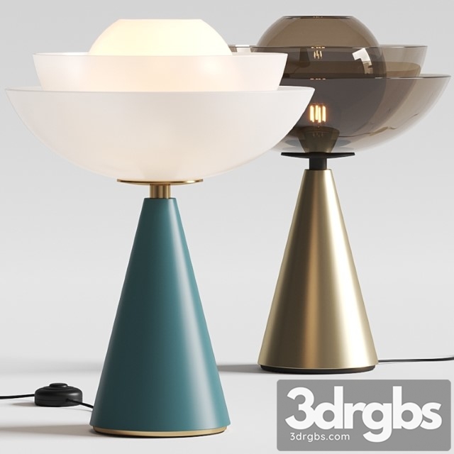 Mason Editions Lotus Table Lamps 3dsmax Download - thumbnail 1