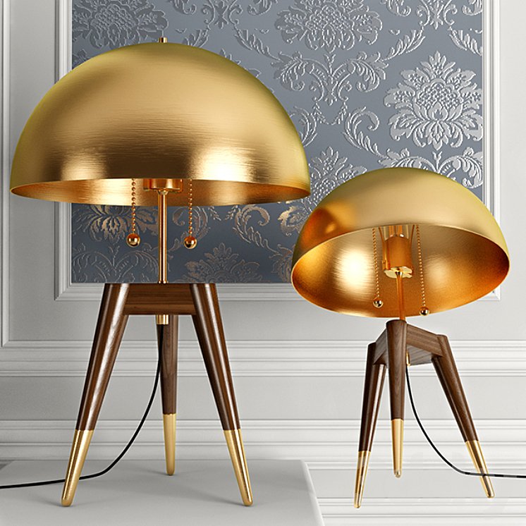 Matthew Fairbank Fife Tripod Table Lamp 3DS Max - thumbnail 1