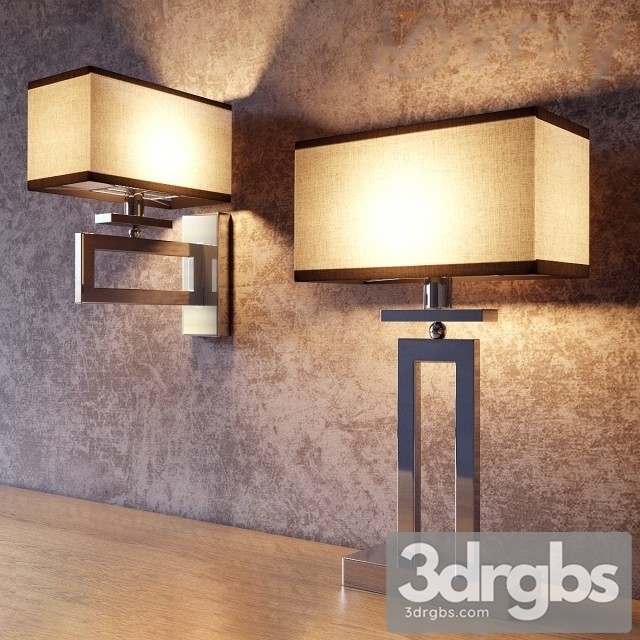 Maytoni Megapolis Table Lamp 3dsmax Download - thumbnail 1