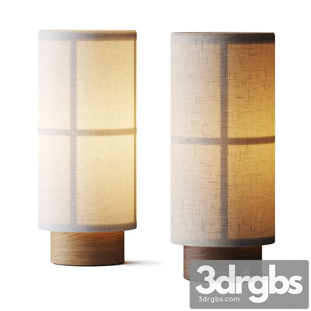 Menu Hashira Portable Table Lamp 3dsmax Download - thumbnail 1