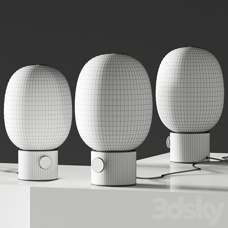 Menu JWDA Table Lamp 3DS Max - thumbnail 2