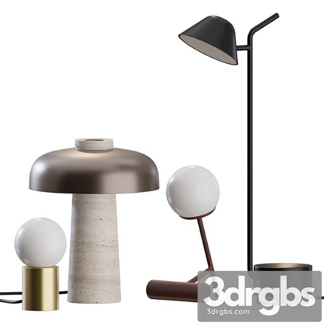 Menu Table Lamps 3dsmax Download - thumbnail 1