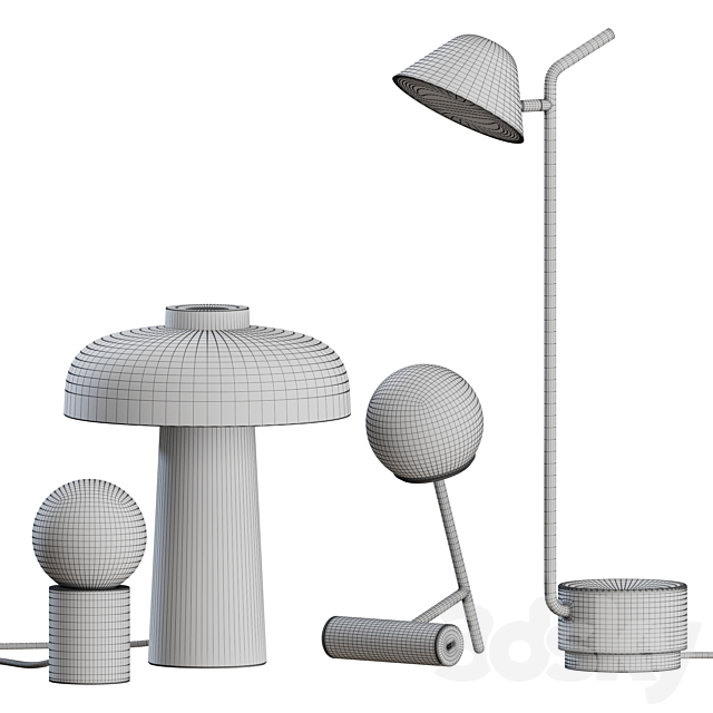 MENU Table Lamps 3DSMax File - thumbnail 3