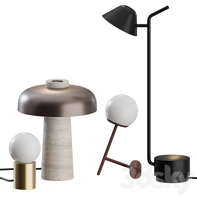 MENU Table Lamps 3DSMax File - thumbnail 4