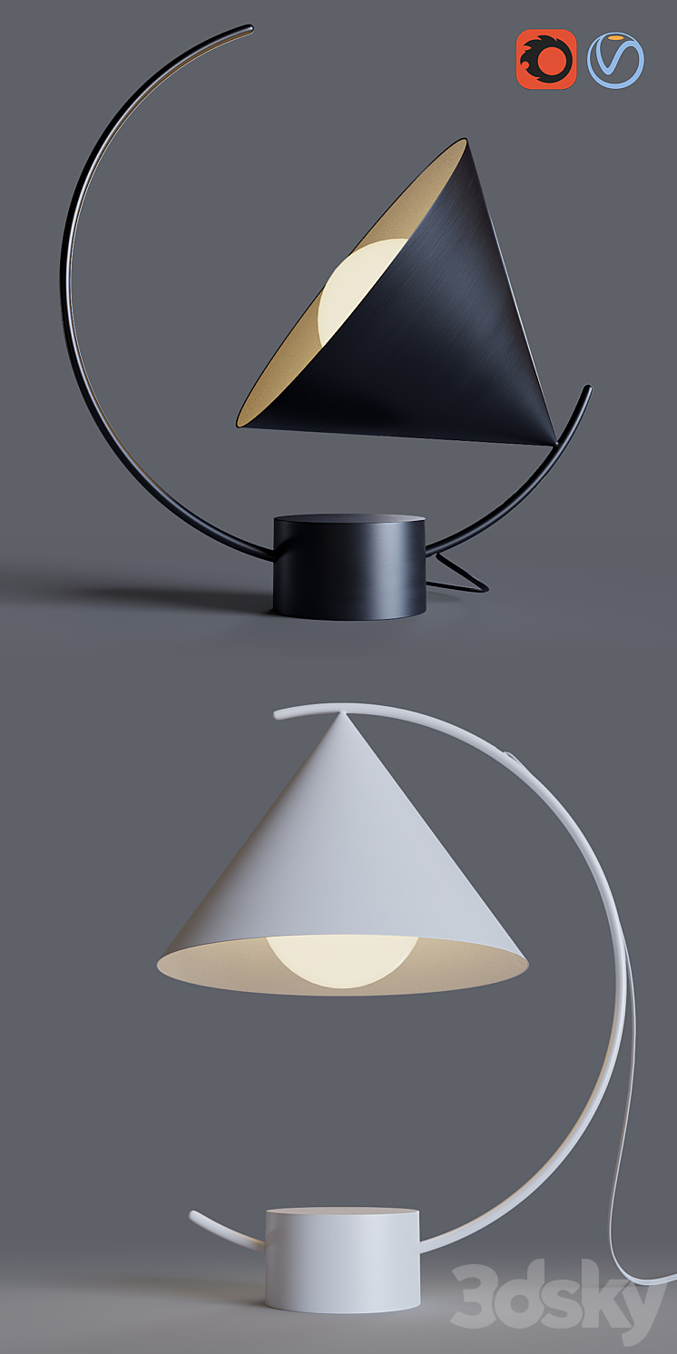 Meridian Lamp by Regular Company 3DS Max - thumbnail 2