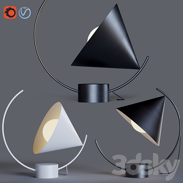 Meridian Lamp by Regular Company 3DSMax File - thumbnail 1