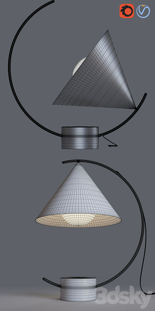 Meridian Lamp by Regular Company 3DSMax File - thumbnail 3