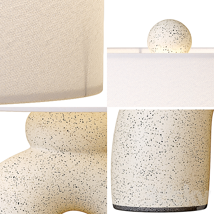 Mesa Ceramic Table Lamp 3DS Max - thumbnail 2