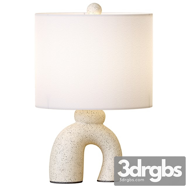 Mesa Ceramic Table Lamp 3dsmax Download - thumbnail 1