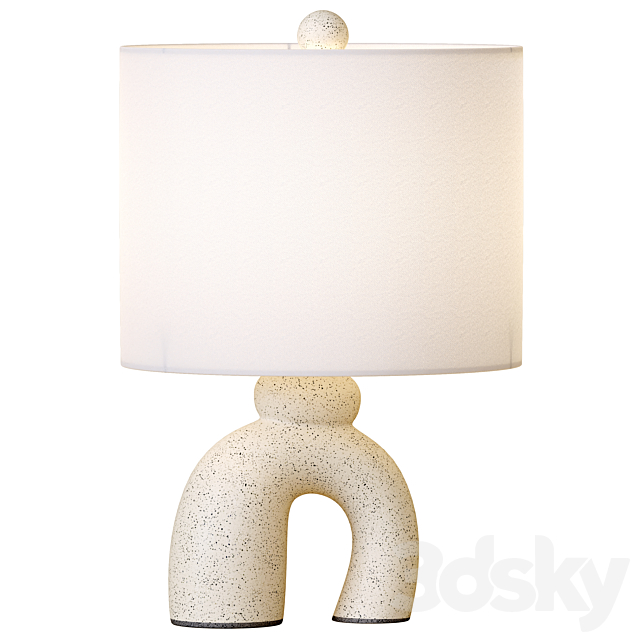 Mesa Ceramic Table Lamp 3DSMax File - thumbnail 1