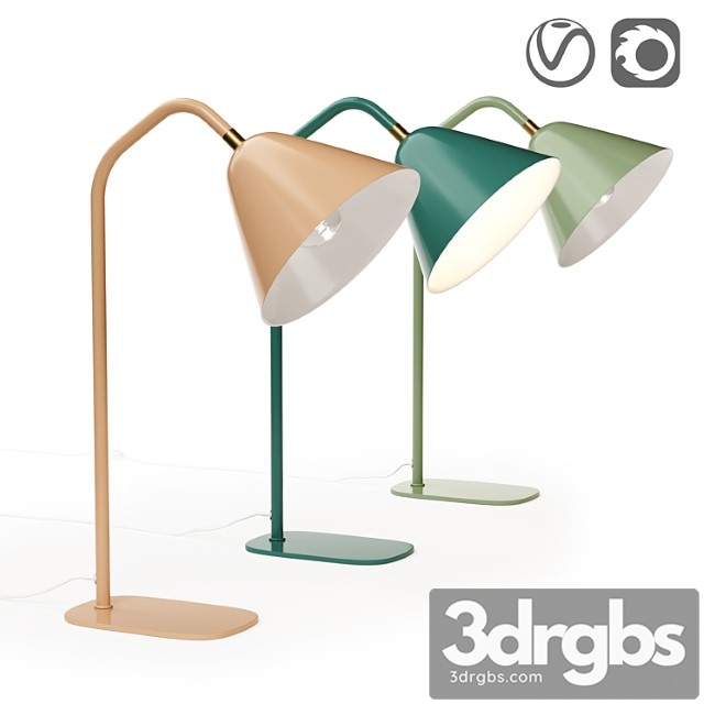 Metal table lamp copita - thumbnail 1