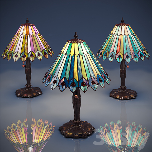 Meyda Tiffany Lamp 3DS Max Model - thumbnail 2