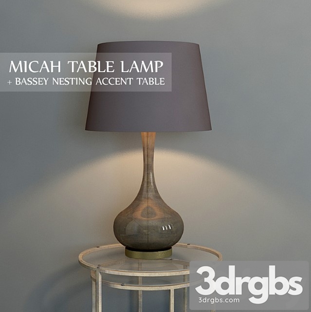 Micah Table Lamp 1 3dsmax Download - thumbnail 1