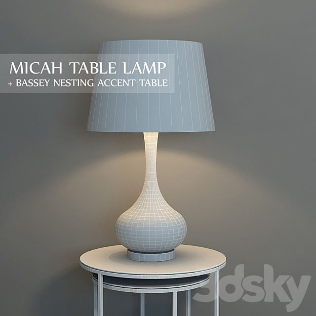 MICAH TABLE LAMP 3DSMax File - thumbnail 2