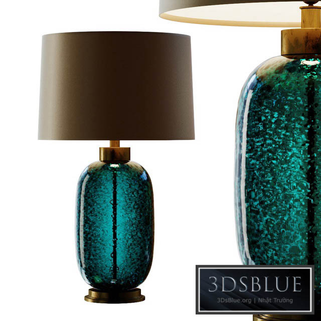 Mid Century Studio Art Glass Buffet Lamp.2 3DS Max - thumbnail 3