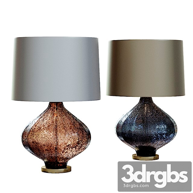 Mid century studio art glass lamp 3 3dsmax Download - thumbnail 1