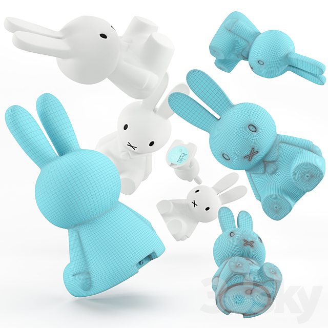 Miffy lamp 3DS Max Model - thumbnail 2