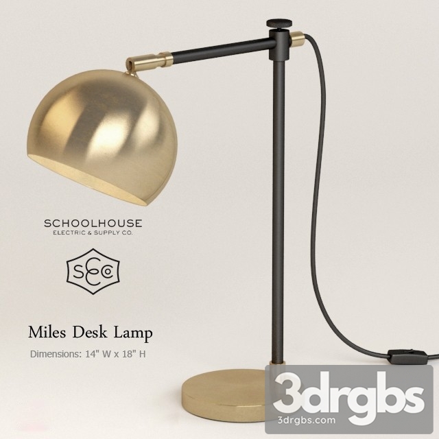 Miles Desk Lamp 3dsmax Download - thumbnail 1