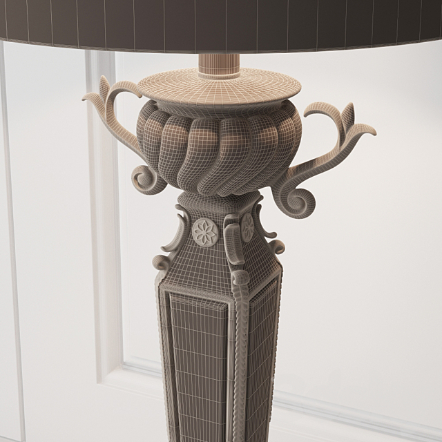 Mirrored Table Lamp 3DSMax File - thumbnail 3