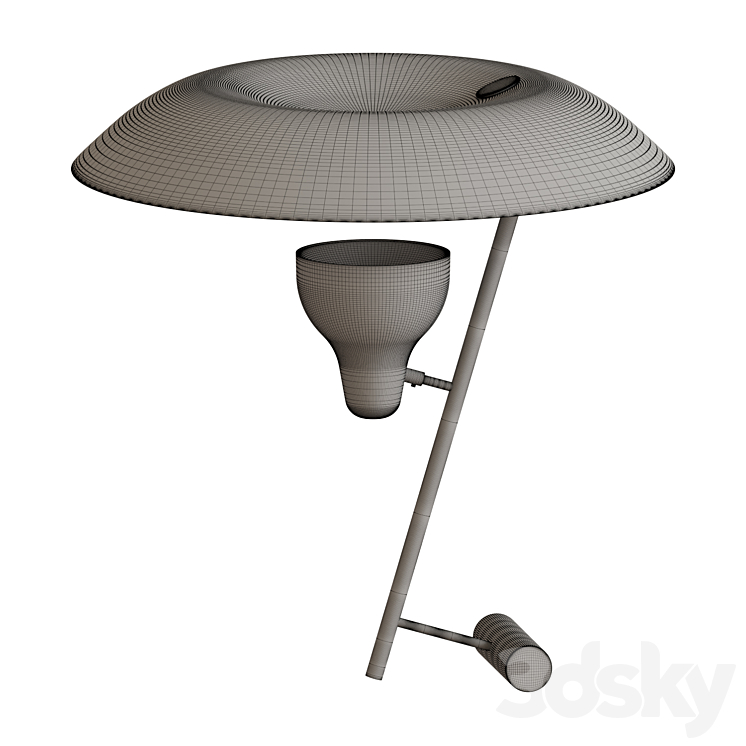 Model 548 Table Lamp 3DS Max Model - thumbnail 2